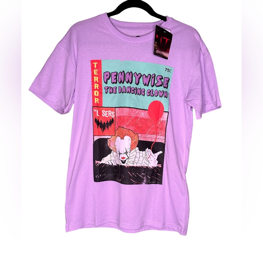 IT Pennywise Lavender Graphic Tee